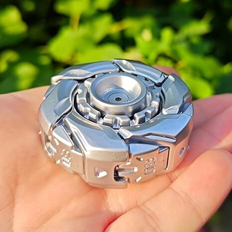 Alternative view of Fidget Sliders Open Armor Spinning Topfidget Toys Stress Relief For Adults Magnetic Metal