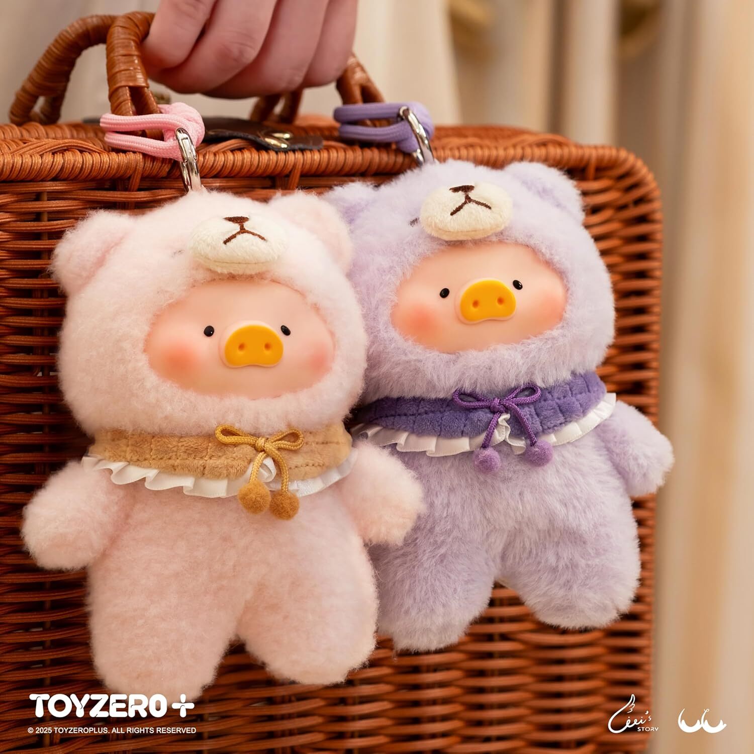 Official Lulu The Piggy Blind Box - Joyful Time Series Plush Keychain Blind Boxes Figures Cute Stuffed Animals Mystery Box Collectibles Toys Home Decorations Birthday Gifts, - Image 4
