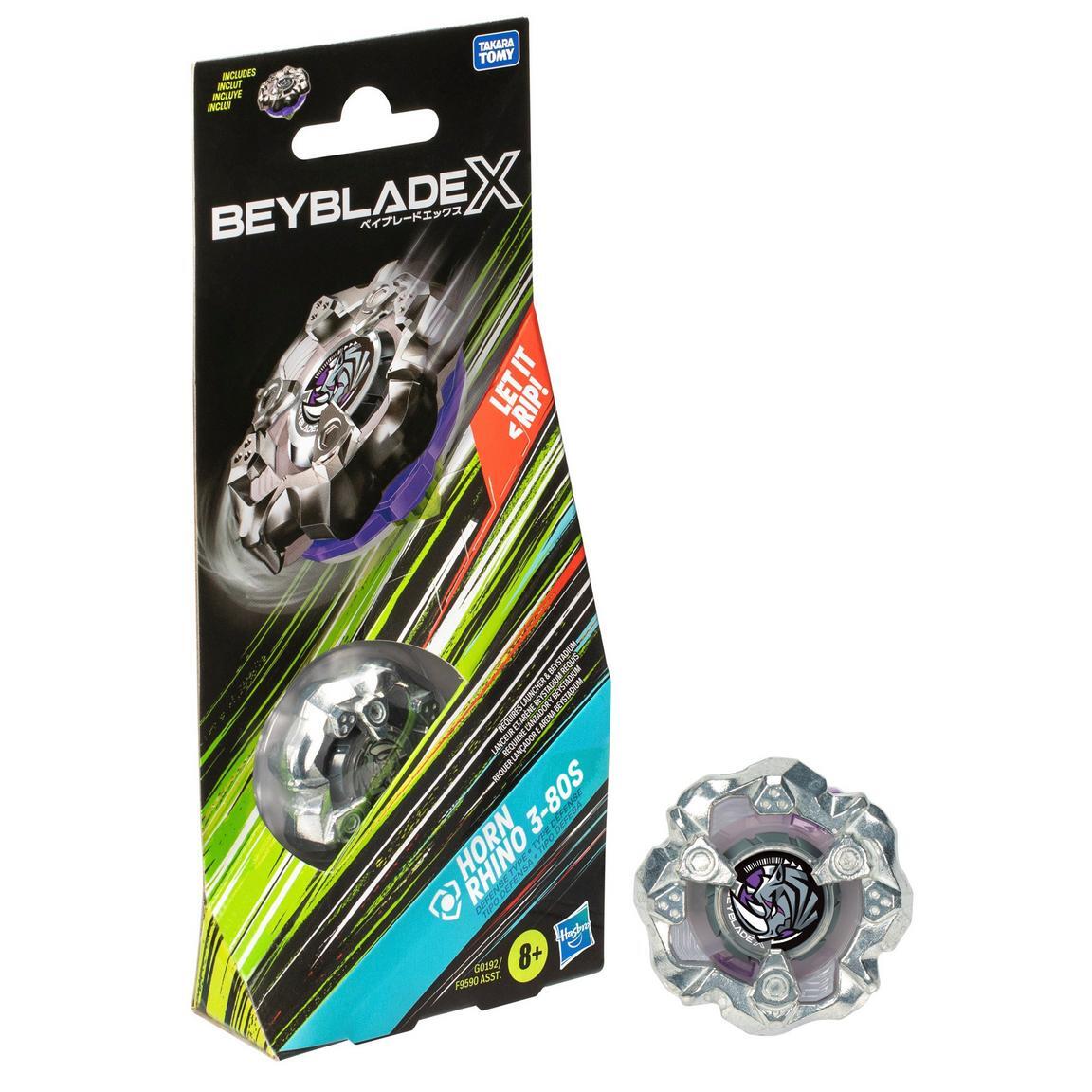 Hasbro Beyblade X Horn Rhino 3-80S Booster Pack Set