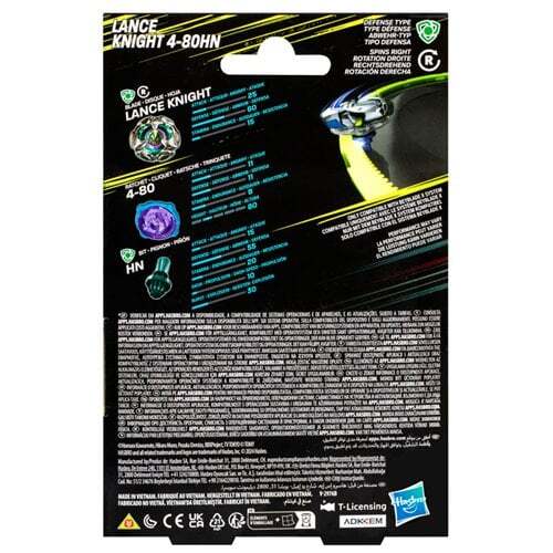 Hasbro Beyblade X Lance Knight 4-80Hn Starter Pack Set - Image 2
