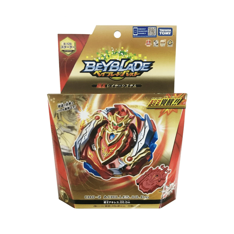 Takara Tomy Beyblade Burst B-129 Starter Cho-Z Achilles 00 Dimension