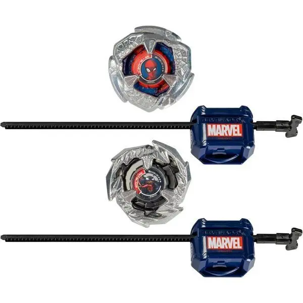 Beyblade X Marvel Spider-Man 3-60F Vs. Venom 3-80N Multipack Set, Includes 2 Right-Spin Tops & Launchers - Image 2