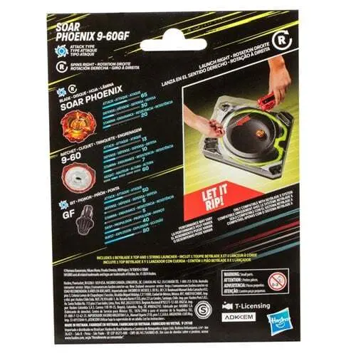 Hasbro Beyblade X Soar Phoenix 9-60Gf Deluxe String Launcher Set - Image 4