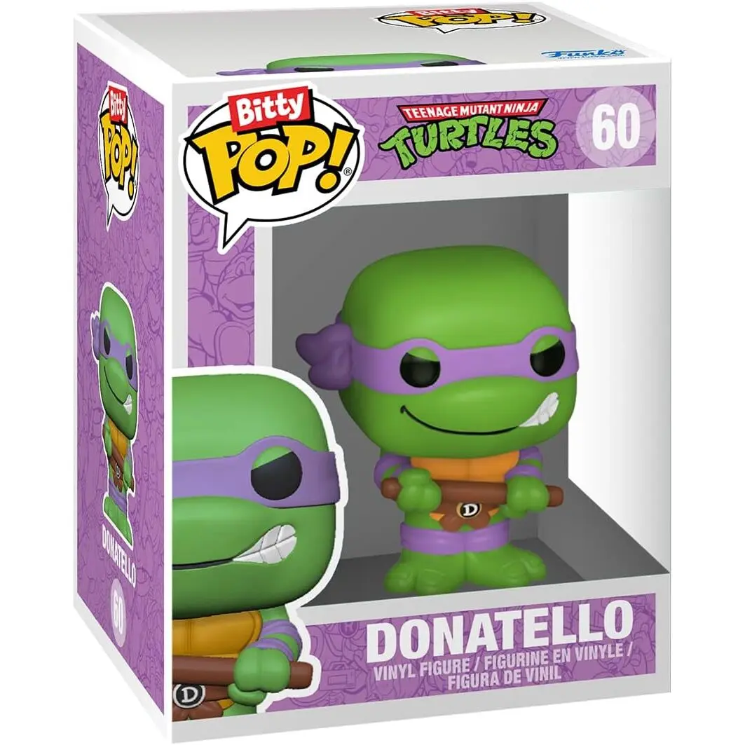 Funko Bitty Pop! Teenage Mutant Ninja Turtles (Tmnt) - Donatello, Shredder, Baxter Stockman, & Surprise Mystery Figure - 0.9 Inch (2.2 Cm) Collectable - Stackable Display Shelf Included - Gift Idea - Image 19
