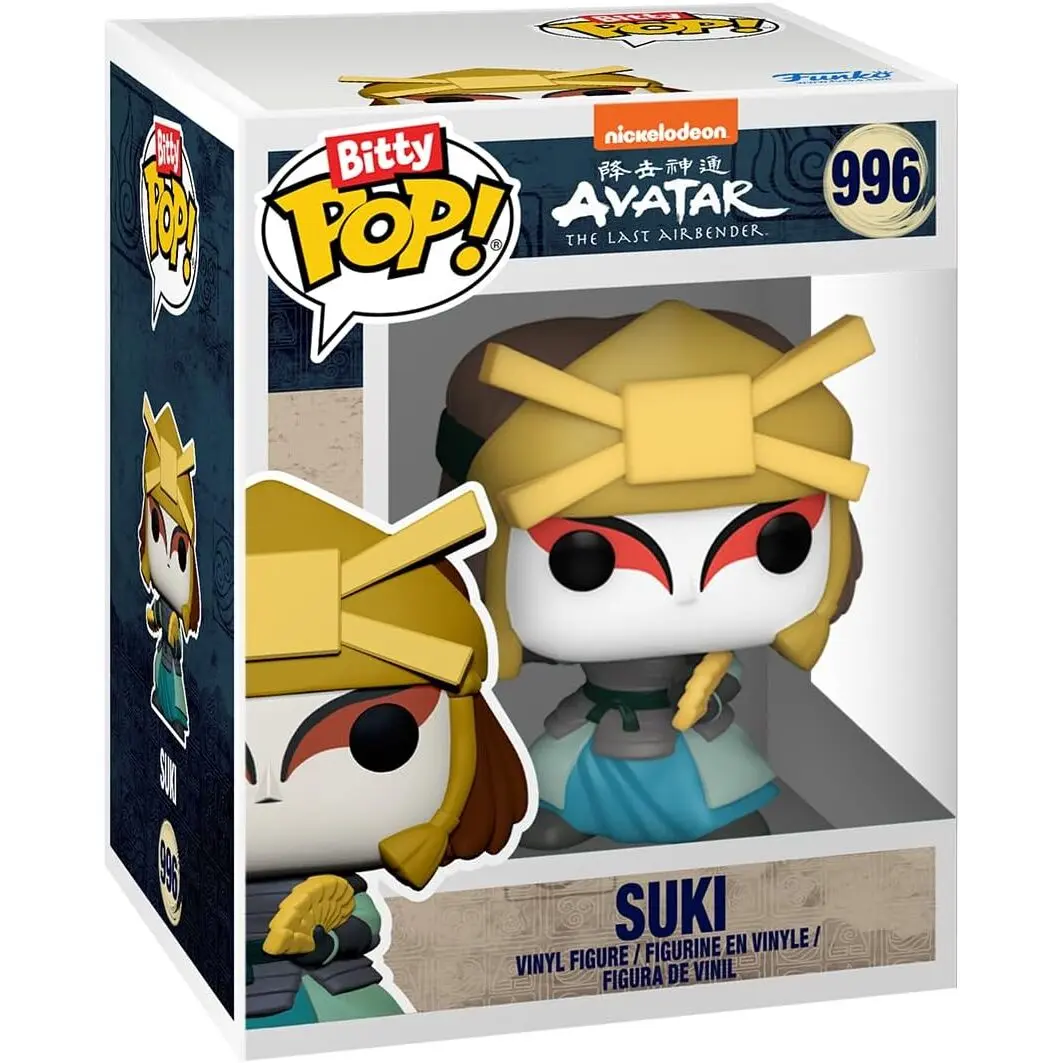 Funko Bitty Pop! Avatar: The Last Airbender - Katara, Sokka, Suki, & A Surprise Mystery Mini Figure - 0.9 Inch (2.2 Cm) Collectable - Stackable Display Shelf Included - Gift Idea - Cake Topper - Image 8