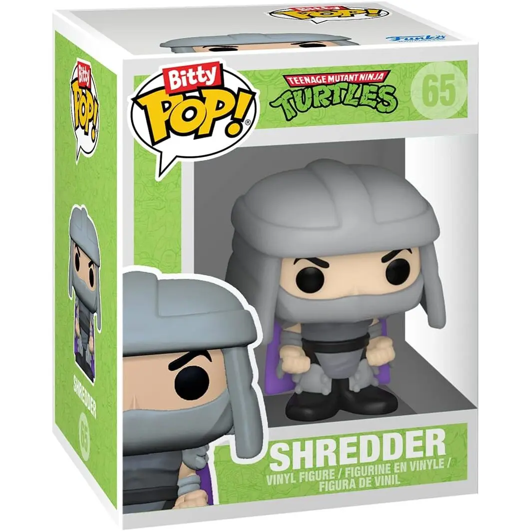 Funko Bitty Pop! Teenage Mutant Ninja Turtles (Tmnt) - Donatello, Shredder, Baxter Stockman, & Surprise Mystery Figure - 0.9 Inch (2.2 Cm) Collectable - Stackable Display Shelf Included - Gift Idea - Image 17