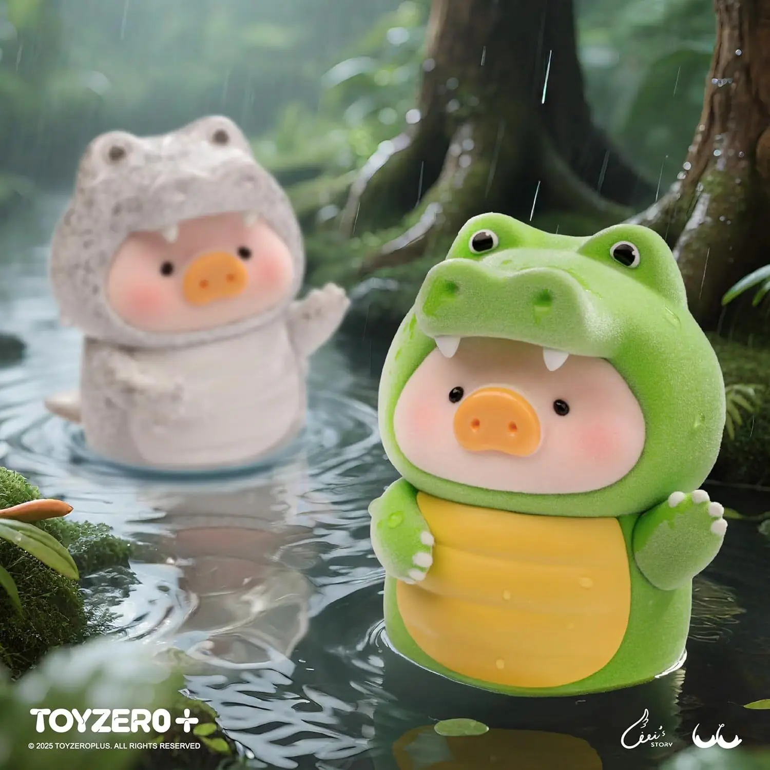 Official Lulu The Piggy Blind Box Figures - Animal Party Series Blind Boxes Mystery Box Cute Animal Figurines Collectible Toys Home Desk Decorations Holiday Birthday Gifts - Image 3