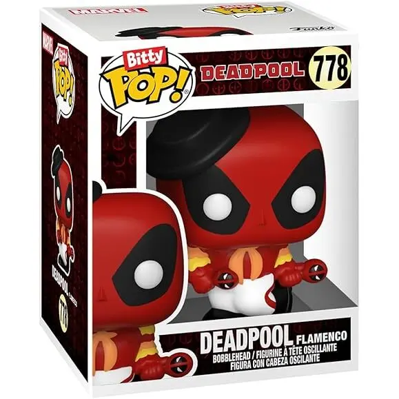 Funko Bitty Pop! Deadpool - Bathtime, 4-Pack And A Surprise Mystery Mini Figure - 0.9 Inch (2.2 Cm) Collectable - Stackable Display Shelf Included - Gift Idea - Party Bags Stocking - Cake Topper - Image 8