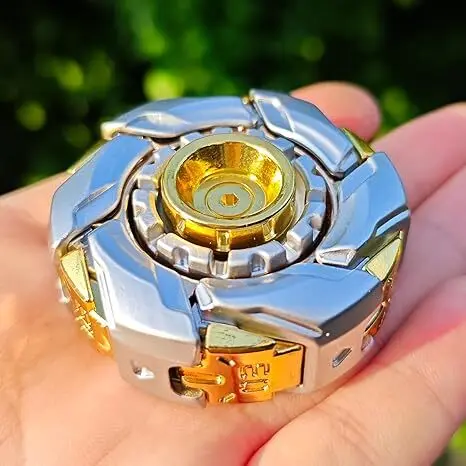 Fidget Sliders Open Armor Spinning Topfidget Toys Stress Relief For Adults Magnetic Metal - Image 4