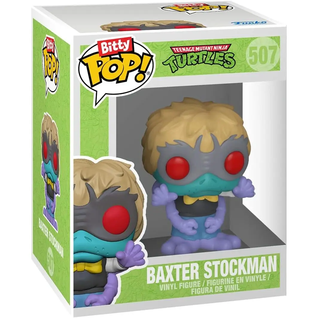 Funko Bitty Pop! Teenage Mutant Ninja Turtles (Tmnt) - Donatello, Shredder, Baxter Stockman, & Surprise Mystery Figure - 0.9 Inch (2.2 Cm) Collectable - Stackable Display Shelf Included - Gift Idea - Image 14