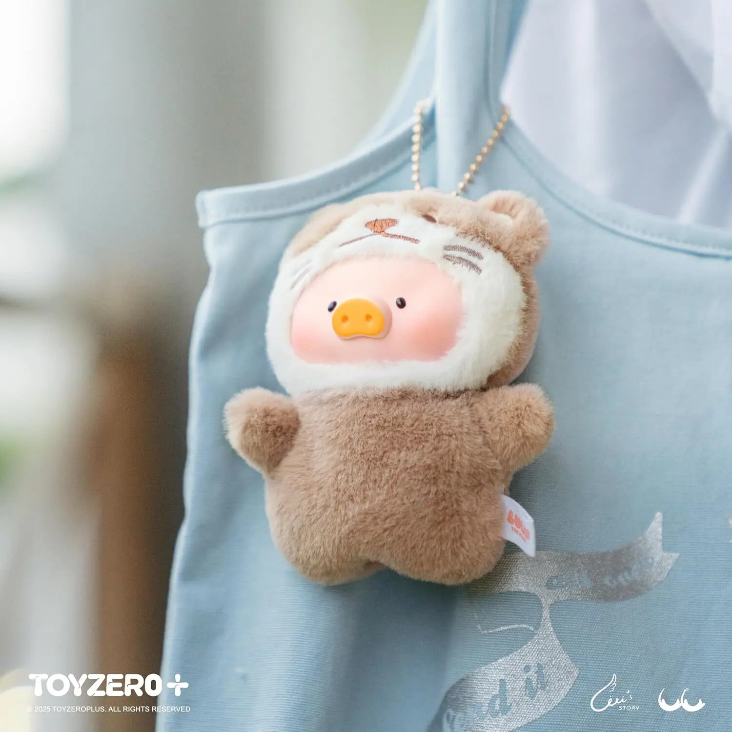 Toyzero+ Lulu The Piggy Blind Box Figures - Puppet Show Series Plush Keychain Blind Boxes Figurines Finger Puppet Toy Cute Stuffed Animals Mystery Box Collectible Decorations Birthday Gift, Single Box - Image 3