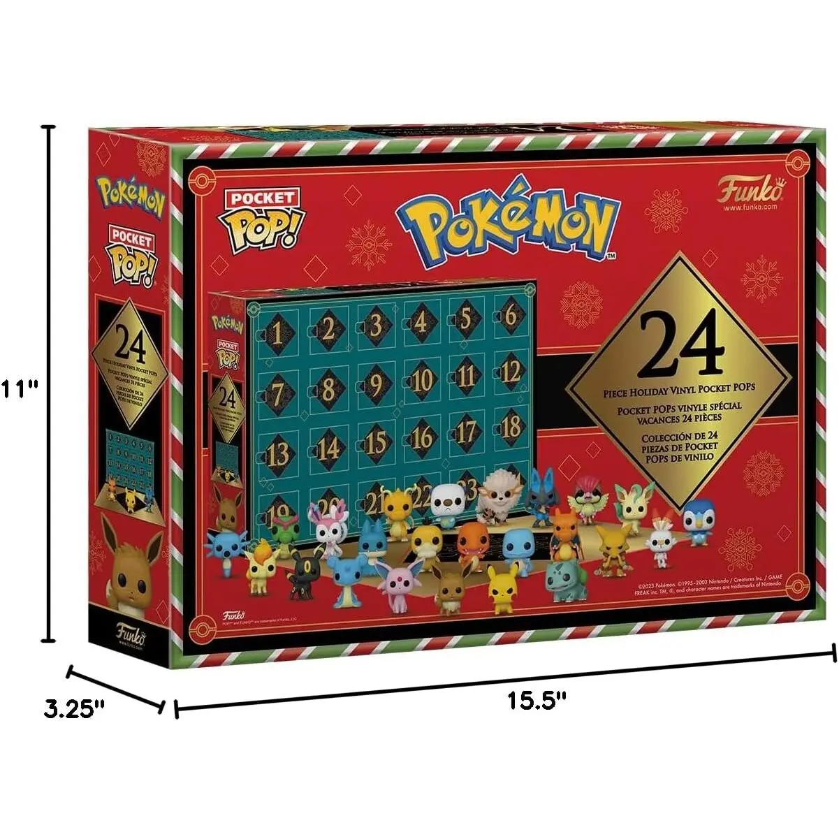Pokemon 2023 Edition Funko Pocket Pop! Advent Calendar - Image 2