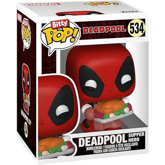 Funko Bitty Pop! Deadpool - Bathtime, 4-Pack And A Surprise Mystery Mini Figure - 0.9 Inch (2.2 Cm) Collectable - Stackable Display Shelf Included - Gift Idea - Party Bags Stocking - Cake Topper - Image 7