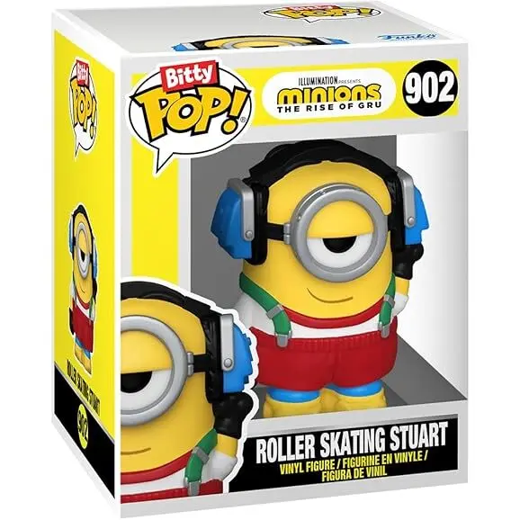 Funko Bitty Pop! Minions And A Surprise Mystery Mini Figure - 0.9 Inch (2.2 Cm) - Despicable Me: Minions Collectable - Stackable Display Shelf Included - Gift Idea - Party Bags Stocking - Image 5