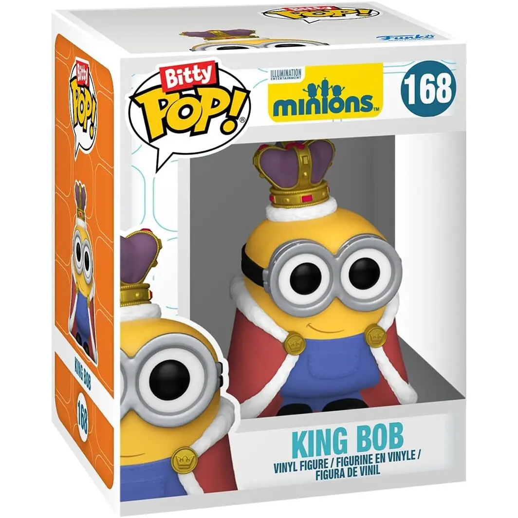 Funko Bitty Pop! Minions And A Surprise Mystery Mini Figure - 0.9 Inch (2.2 Cm) - Despicable Me: Minions Collectable - Stackable Display Shelf Included - Gift Idea - Party Bags Stocking - Image 7