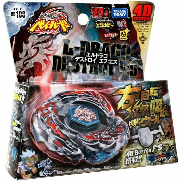 Takara Tomy L-Drago Destructor Destroy F:S Metal Fury Beyblade Bb-108
