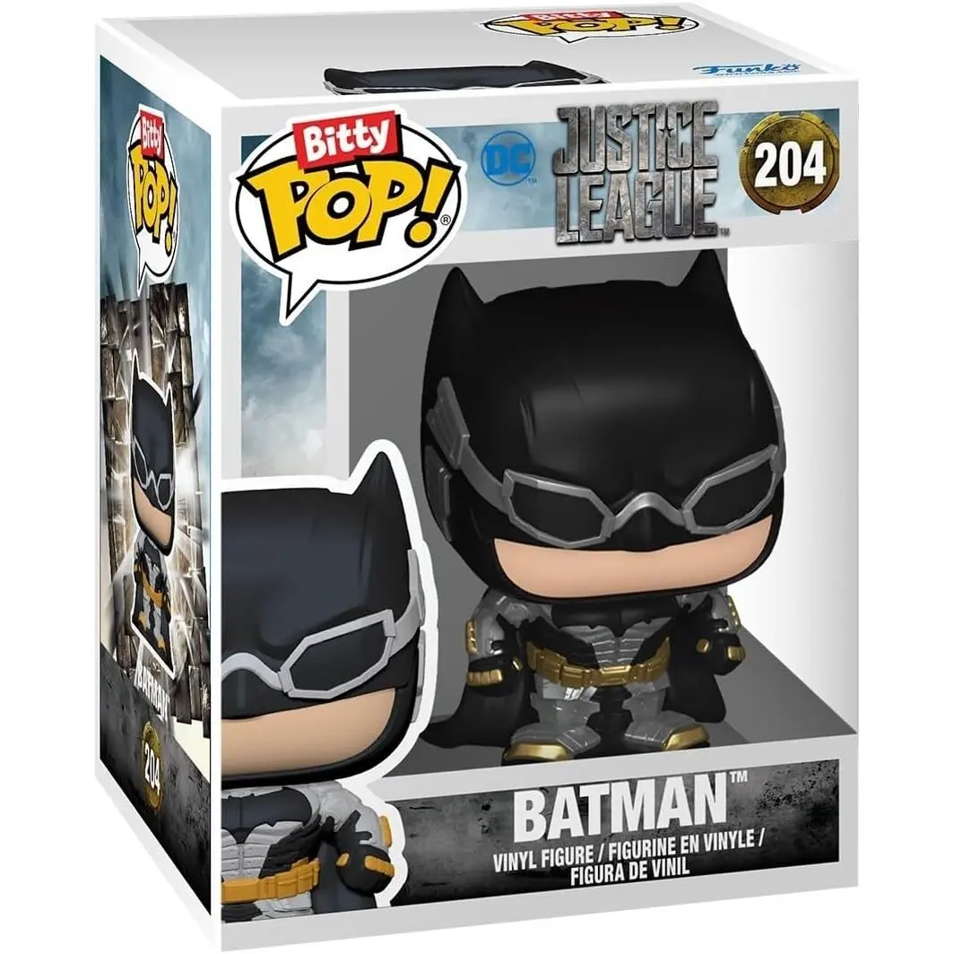 Funko Bitty Pop! Batman 85Th - Batman, 4-Pack And A Surprise Mystery Mini Figure - 0.9 Inch (2.2 Cm) - Dc Comics Collectable - Stackable Display Shelf Included - Gift Idea - Party Bags Stocking - Image 5