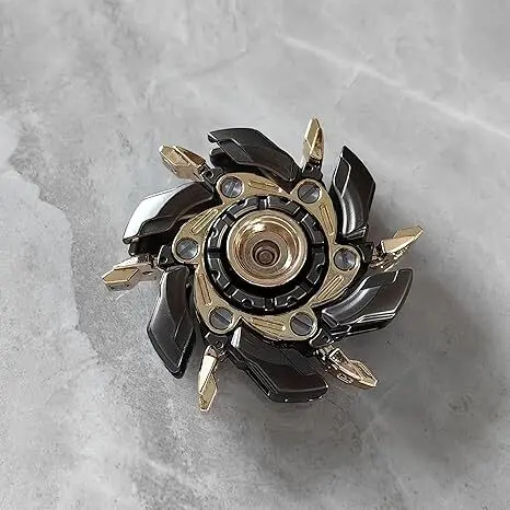 Fidget Sliders Open Armor Spinning Topfidget Toys Stress Relief For Adults Magnetic Metal - Image 6
