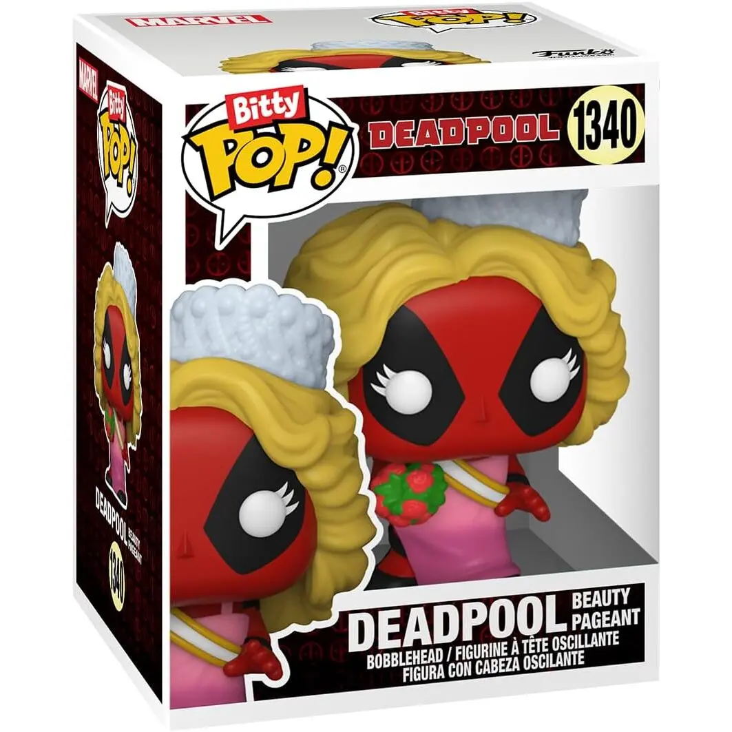 Funko Bitty Pop! Deadpool - Bathtime, 4-Pack And A Surprise Mystery Mini Figure - 0.9 Inch (2.2 Cm) Collectable - Stackable Display Shelf Included - Gift Idea - Party Bags Stocking - Cake Topper - Image 3
