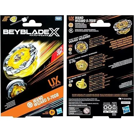 Beyblade X Wand Wizard 5-70Db Ux Starter Pack Top And Launcher - Image 5