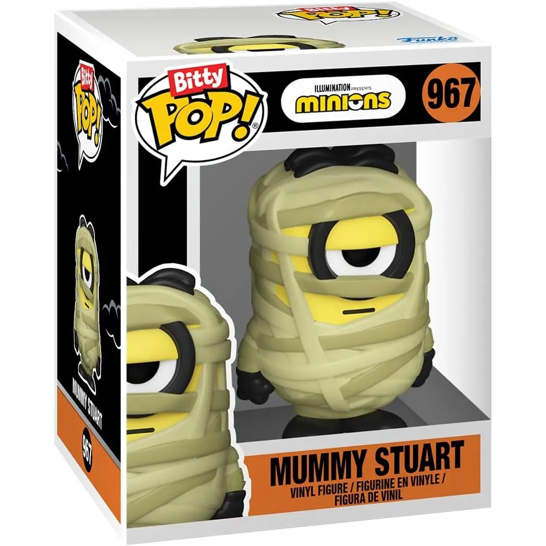 Funko Bitty Pop! Minions And A Surprise Mystery Mini Figure - 0.9 Inch (2.2 Cm) - Despicable Me: Minions Collectable - Stackable Display Shelf Included - Gift Idea - Party Bags Stocking - Image 9
