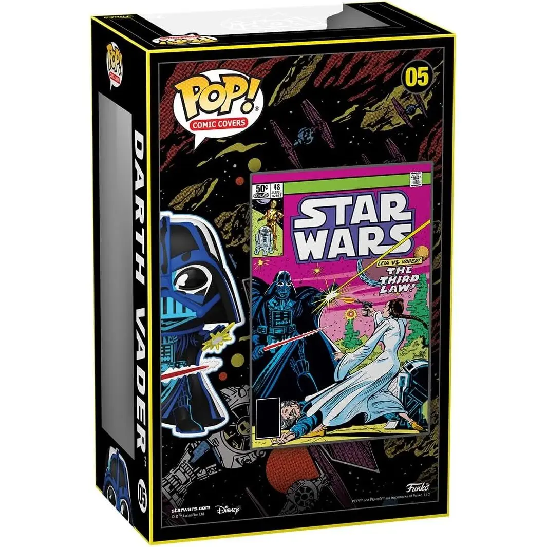 Star Wars Darth Vader 1977 Funko Pop! Comic Cover Figure #05 With Case - Image 6