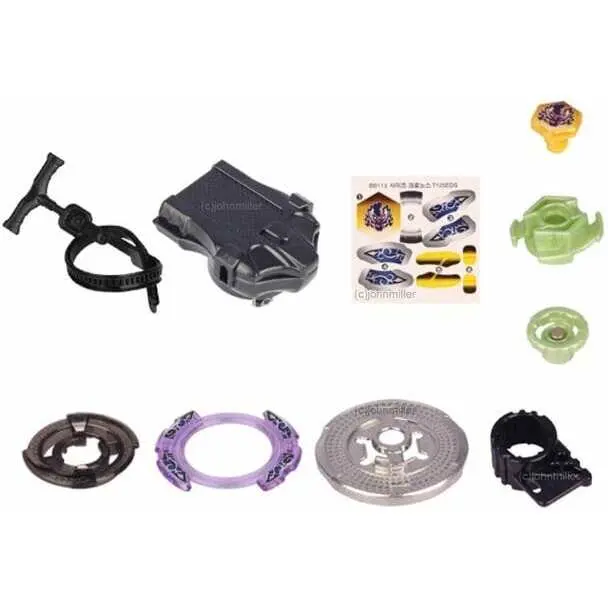 Takara Tomy Scythe Kronos T125Eds Metal Fury Beyblade Starter W/ Launcher Bb-113 - Image 2