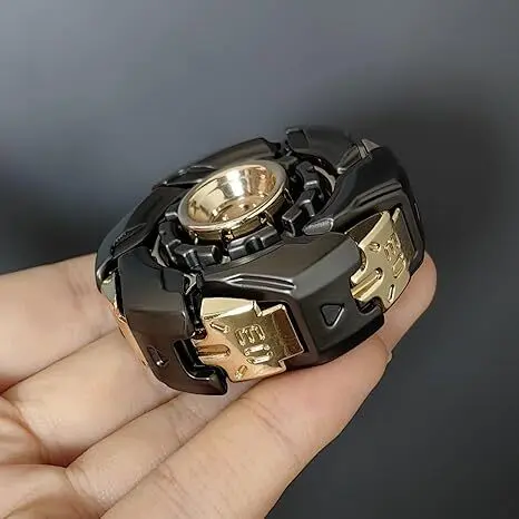 Fidget Sliders Open Armor Spinning Topfidget Toys Stress Relief For Adults Magnetic Metal - Image 3