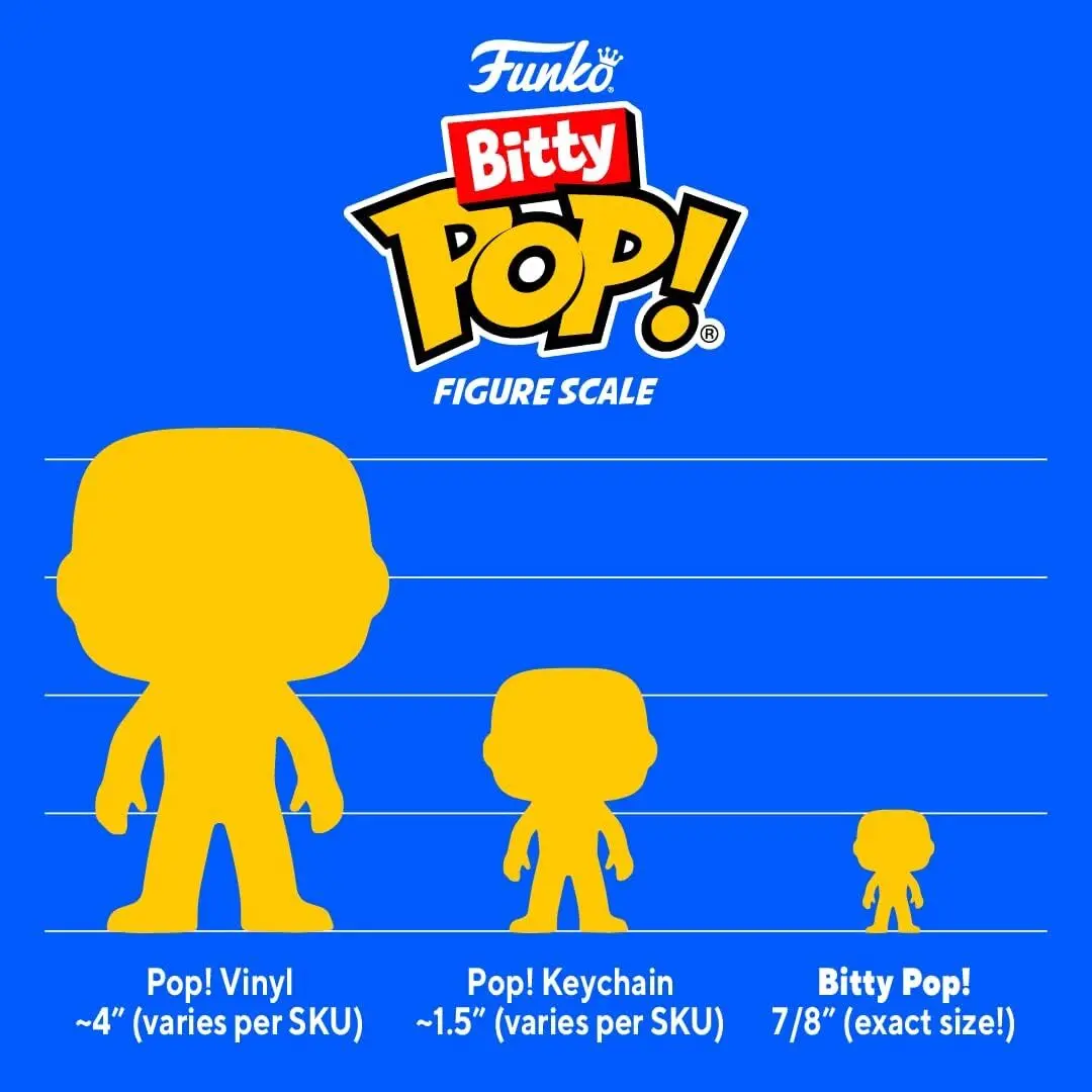 Funko Bitty Pop! Teenage Mutant Ninja Turtles (Tmnt) - Donatello, Shredder, Baxter Stockman, & Surprise Mystery Figure - 0.9 Inch (2.2 Cm) Collectable - Stackable Display Shelf Included - Gift Idea - Image 4