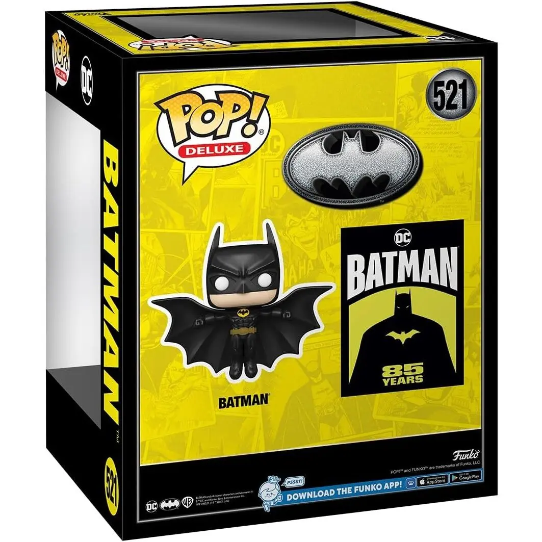 Batman 85Th Anniversary Batman Soaring Deluxe Funko Pop! Vinyl Figure #521 - Image 8