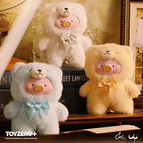 Official Lulu The Piggy Blind Box-Vintage Teddy Shop Series Plush Keychain Blind Boxes Figures Cute Stuffed Animals Mystery Box Collectibles Toys Home Decorations Birthday Gifts, Single Box - Image 5