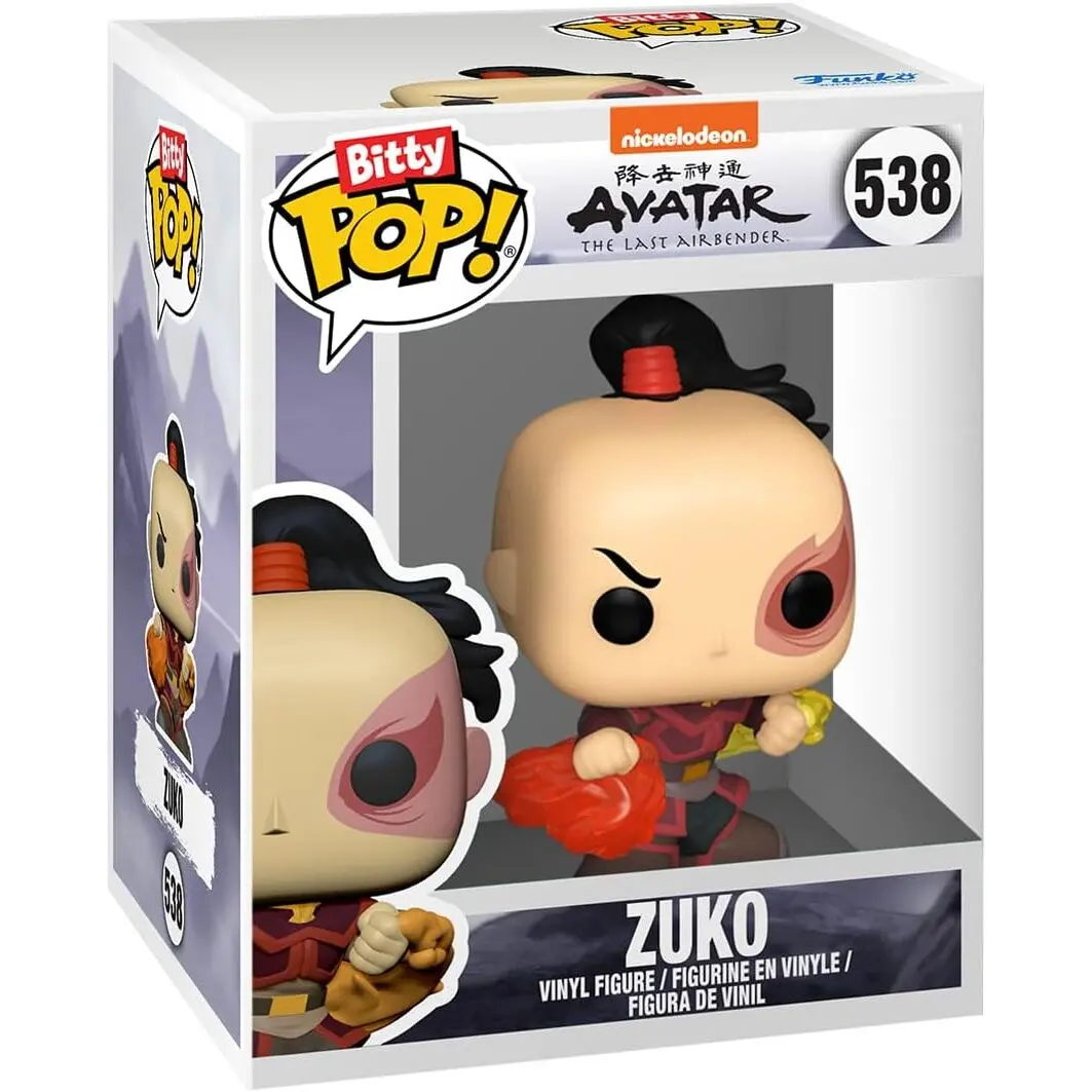 Funko Bitty Pop! Avatar: The Last Airbender - Katara, Sokka, Suki, & A Surprise Mystery Mini Figure - 0.9 Inch (2.2 Cm) Collectable - Stackable Display Shelf Included - Gift Idea - Cake Topper - Image 12