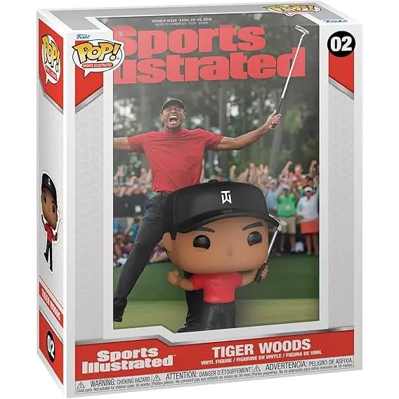 Golf Tiger Woods Sports Illustrated Funko Pop! Cover Figure #02 With Case